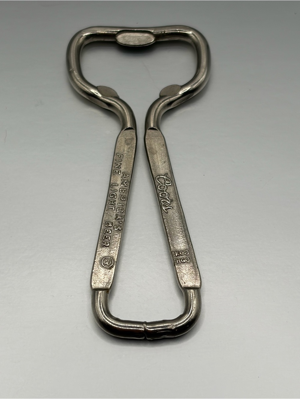 Vintage Coors Light Beer Metal Bottle Opener - Fine Light Beer Barware Retro